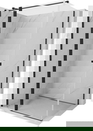 Mexen Mist T dušo kabina varstoma 120 x 110 cm, skaidri, juoda - 8A4T-120-110-70-00