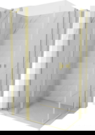 Mexen Mist Duo atveriama dušo kabina 90 x 70 cm, skaidri, auksinė matinė - 8A4-090-070-55-00