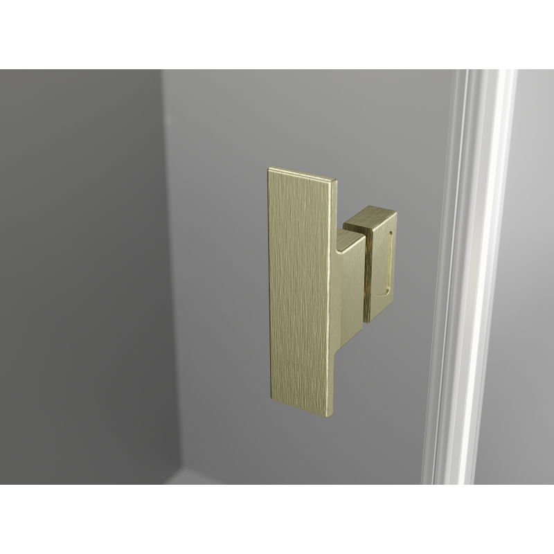 Mexen Mist Duo dušo kabina atveriama 95 x 80 cm, skaidri, auksinė šlifuota - 8A4-095-080-55-00