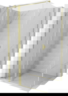 Mexen Mist T varstoma dušo kabina 105 x 90 cm, skaidri, auksinė šlifuota - 8A4T-105-090-55-00