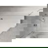 Mexen Flow+ penkiakampis padėklas kairysis 100 x 80 cm, baltas blizgesys - 46P108010LH