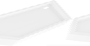 Mexen Flow+ Pusapanačio formos dušo padėklas, dešinysis 100 x 90 cm, baltas blizgus - 46P109010RH