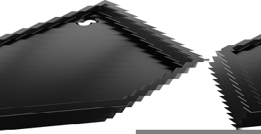 Mexen Flow+ penkiakampė kairioji dušo padėklas 90 x 80 cm, juoda matinė - 46P708090LH