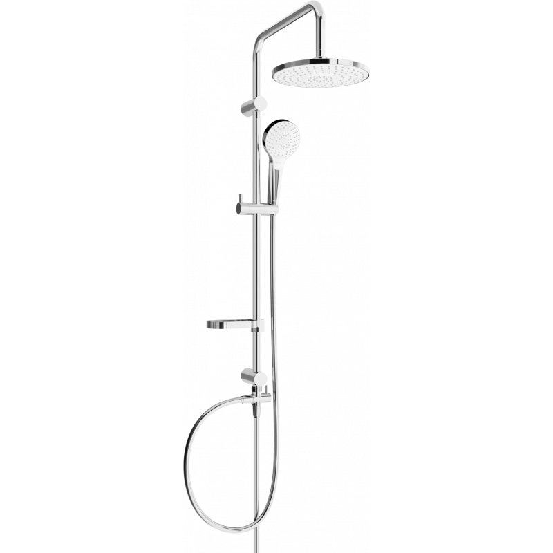 Mexen X05 dušo kolonėlė, chromuota/balta - 798050591-00
