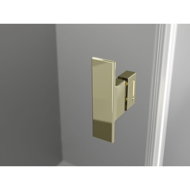 Mexen Mist L Duo dušo kabina varstoma 115 x 115 cm, skaidri, auksinė - 8A4L-115-115-50-00