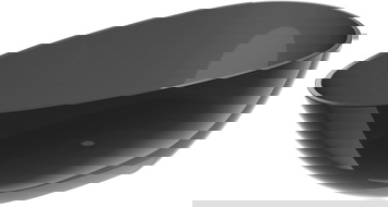 Mexen Glass juoda laisvai pastatoma skaidri vonia 160 x 80 cm, chromo kamštis - 58061608013