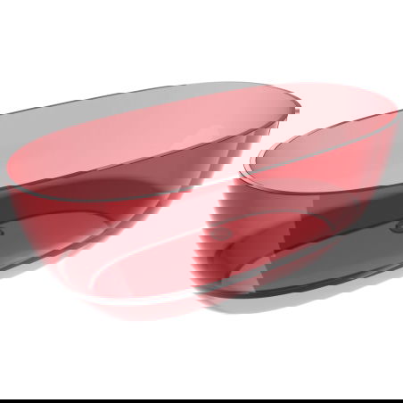 Mexen Pure eozyna laisvai stovinti permatoma vonia 170 x 80 cm, chromuotas kamštis - 58071708003