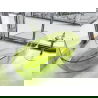 Mexen Pure lime laisvai stovinti permatoma vonia 170 x 80 cm, chromuotas kamštis - 58071708012