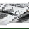 Mexen Pure black laisvai pastatoma vonia permatoma 170 x 80 cm, chromuotas kamštis - 58071708013