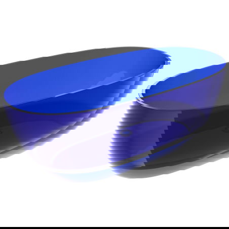 Mexen Pure safyro laisvai stovinti vonia permatoma 170 x 80 cm, chrominis uždarymas - 58071708016