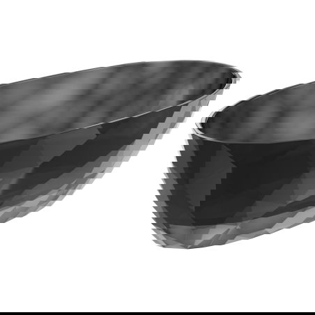 Mexen Orax juoda laisvai stovinti vonia skaidri 170 x 80 cm, chromuotas kamštis - 58081708013