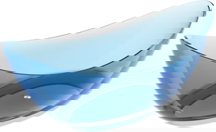 Mexen Vea denim laisvai pastatoma vonia permatoma 180 x 80 cm, chromuota kamštis - 58091808007