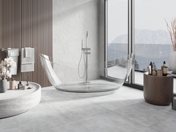 Mexen Vea skaidri laisvai pastatoma vonia skaidri 180 x 80 cm, chromo kamštis - 58091808008