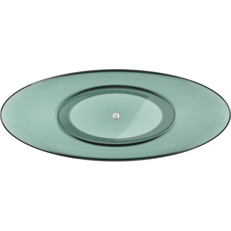 Mexen Vea turkio spalvos laisvai stovinti permatoma vonia 180 x 80 cm, chromuotas kamštis - 58091808011