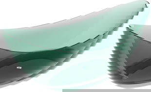 Mexen Vea šviesiai žalia laisvai pastatoma skaidri 180 x 80 cm, chromuota kamštis - 58091808011