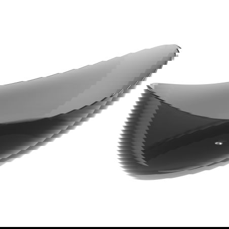 Mexen Vea juoda laisvai stovinti permatoma vonia 180 x 80 cm, chromo kamštis - 58091808013