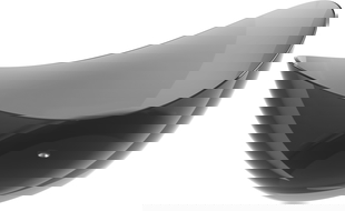 Mexen Vea juoda laisvai stovinti permatoma vonia 180 x 80 cm, chromo kamštis - 58091808013