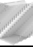 Mexen Mist-H T dušo kabina su varstomomis durimis kairėje 95 x 70 cm, skaidri, chromuota - 8A5T-095-070-01-00-L