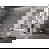 Mexen Lunar L kairias dušo kabina penkiakampė, kairė 80 x 100 cm, skaidri, chromas - 831L-080L-100P-01-00-L
