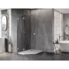 Mexen Lunar penkiakampė dušo kabina 80 x 100 cm, į kairę atidaroma, permatoma, chromuota - 831-080L-100P-01-00-L