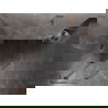 Mexen Lunar L penkiakampė dušo kabina, atidaroma kairė 80 x 90 cm, skaidri, šepečiu dengta varis - 831L-080L-090P-65-00-L