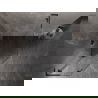 Mexen Lunar L penkiakampė dušo kabina, atveriama kairė 80x100 cm, skaidri, šlifuota pilka - 831L-080L-100P-66-00-L