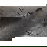 Mexen Lunar penkiakampė dušo kabina, atveriama, kairės pusės, 90 x 100 cm, permatoma, juoda - 831-090L-100P-70-00-L