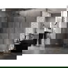 Mexen Lunar L penkiakampė dušo kabina - atveriama kairinė 80 x 90 cm, skaidri, ginklų metalas - 831L-080L-090P-95-00-L