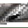 Mexen Lunar L penkiakampė dešinė dušo kabina 80 x 90 cm, permatoma, ginklų metalas - 831L-080P-090L-95-00-P