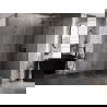 Mexen Lunar L penkiakampė dešinė dušo kabina 80 x 90 cm, permatoma, ginklų metalas - 831L-080P-090L-95-00-P