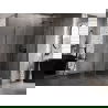 Mexen Lunar penkiakampė dušo kabina varstoma dešinė 80 x 90 cm, skaidri, ginklų metalas - 831-080P-090L-95-00-P