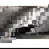 Mexen Lunar penkiakampė dešinioji dušo kabina, 90 x 100 cm, skaidri, ginklų metalo spalva - 831-090P-100L-95-00-P