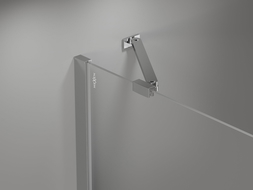 Mexen Mist atveriamos dušo durys 130 cm, skaidrios, chromuotos - 8A4-130-001-01-00