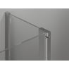 Mexen Mist atveriamos dušo durys 130 cm, skaidrios, chromuotos - 8A4-130-001-01-00