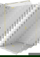 Mexen Mist-H T dušo kabina, atidaroma kairė 90 x 70 cm, permatoma, auksinė - 8A5T-090-070-50-00-L