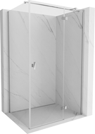 Mexen Mist-H T dešinė atveriama dušo kabina 85 x 75 cm, skaidri, chrominė - 8A5T-085-075-01-00-P