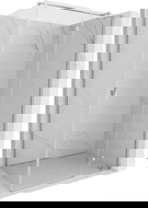 Mexen Mist-H T dešinioji atidaroma dušo kabina 75 x 90 cm, skaidri, chromuota - 8A5T-075-090-01-00-P