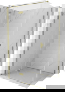 Mexen Mist-H T dušo kabina, kairinis variantas, 85 x 120 cm, skaidrus, auksinis - 8A5T-085-120-50-00-L