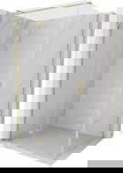 Mexen Mist-H T dušo kabina, atsiverianti kairė, 90 x 70 cm, permatoma, auksinė šlifuota - 8A5T-090-070-55-00-L