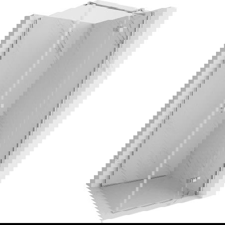 Mexen Mist-H T dešinės pusės dušo kabina 120 x 120 cm, permatoma, chromuota - 8A5T-120-120-01-00-P