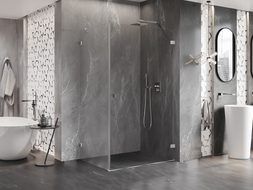 Mexen Lunar-B dušo kabina varstoma dešinė 100 x 90 cm, skaidri, chromas - 832-100-090-01-00-P