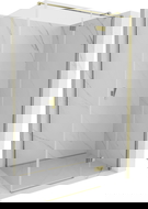 Mexen Mist-H T dušo kabina, dešinė pusė, 120 x 75 cm, permatoma, auksinė - 8A5T-120-075-50-00-P