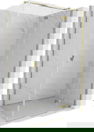 Mexen Mist-H T dušo kabina su dešiniuoju atidarymu 110 x 80 cm, skaidri, auksinė - 8A5T-110-080-50-00-P