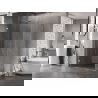 Mexen Lunar-B L kairioji dušo kabina 95 x 80 cm, skaidri, chromas - 832L-095-080-01-00-L