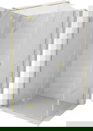 Mexen Mist-H T dušo kabina varstoma kairė 70 x 90 cm, skaidri, auksinio šepetėlio - 8A5T-070-090-55-00-L