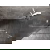 Mexen Lunar-B atveriama kairinė dušo kabina 100 x 70 cm, skaidri, balta - 832-100-070-20-00-L