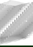 Mexen Lunar-B dešiniosios pusės dušo kabina, 95 x 80 cm, permatoma, balta - 832-095-080-20-00-P