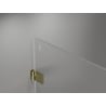Mexen Lunar-B dušo kabina atidaroma kairė 75 x 70 cm, skaidri, auksinė - 832-075-070-50-00-L