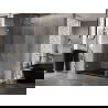 Mexen Lunar-B kairino kabina kairioji 95 x 90 cm, permatoma, auksinė - 832-095-090-50-00-L