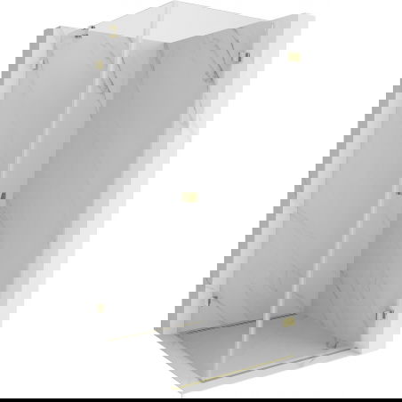 Mexen Lunar-B dušo kabina varstoma dešinė 70 x 70 cm, skaidri, auksinė - 832-070-070-50-00-P